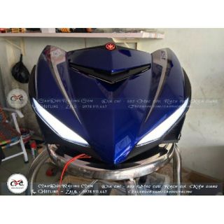 Bộ Demi Audi mắt cú trắng và khung nhựa đen bên trong