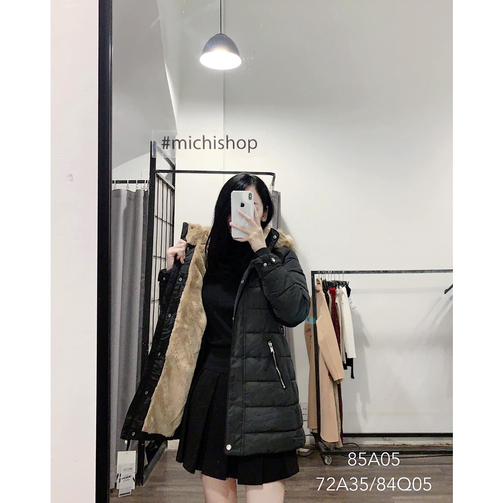 Áo phao lót lông dáng dài-85A05