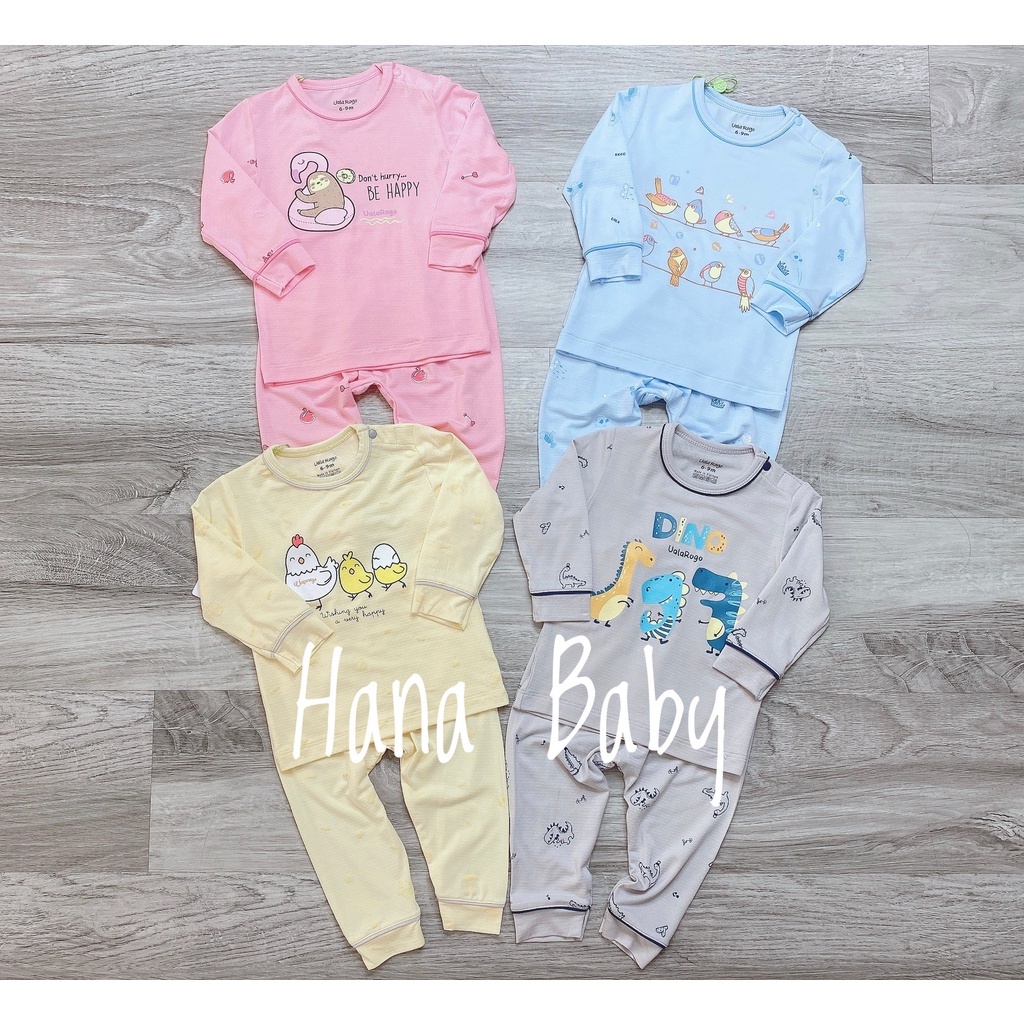 Bộ dài cài vai UalaRogo Modal họa tiết UR3628