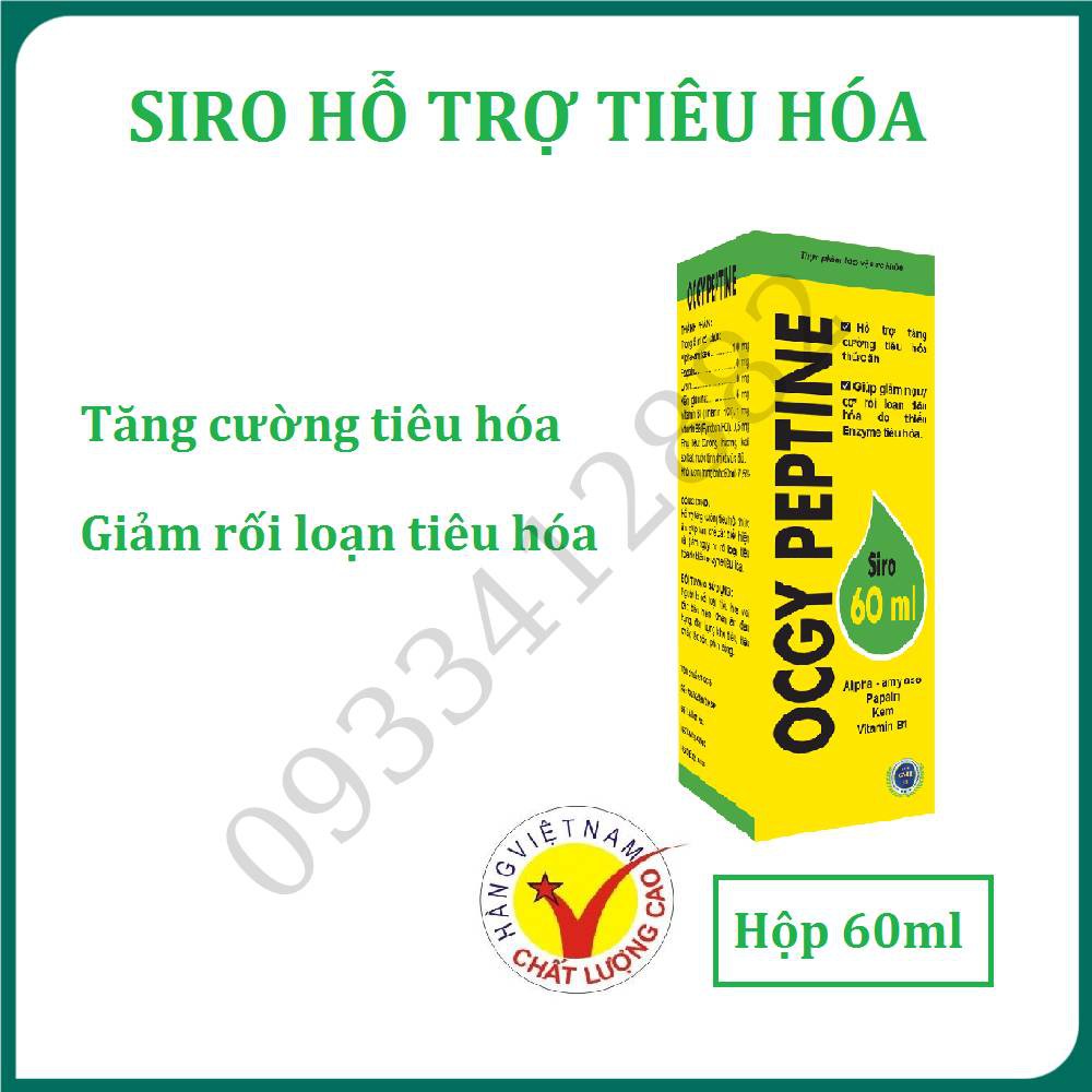 Siro hỗ trợ tiêu hóa Ocgy Peptine hộp 60ml Hàng Chính Hãng Công Ty