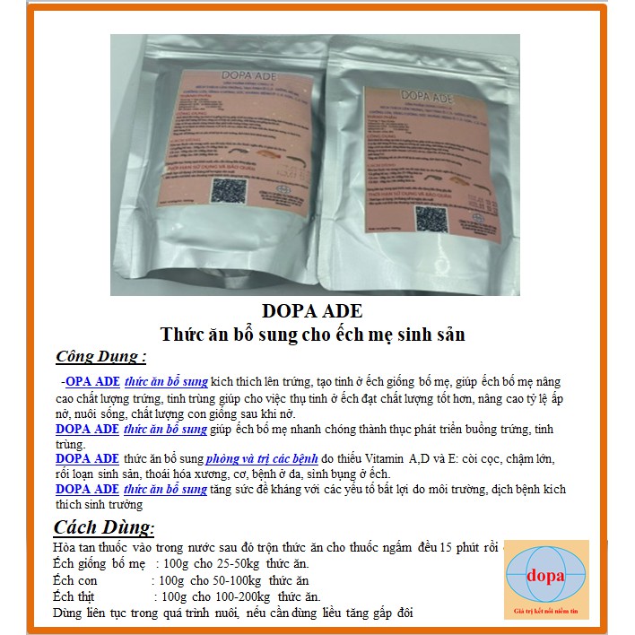 DOPA ADE ẾCH GÓI 300G DOPA.COM.VN