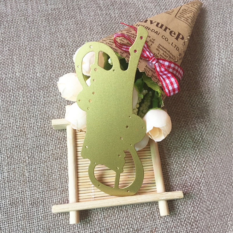 Khuôn Cắt Giấy Làm Từ Kim Loại Hình Đám Cưới Hoạt Hình Trang Trí Scrapbook