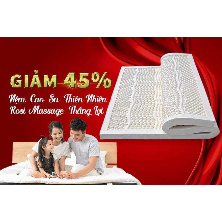 Nệm cao su thiên nhiên ROSI MASSAGE Thắng Lợi - nemthangloivictory