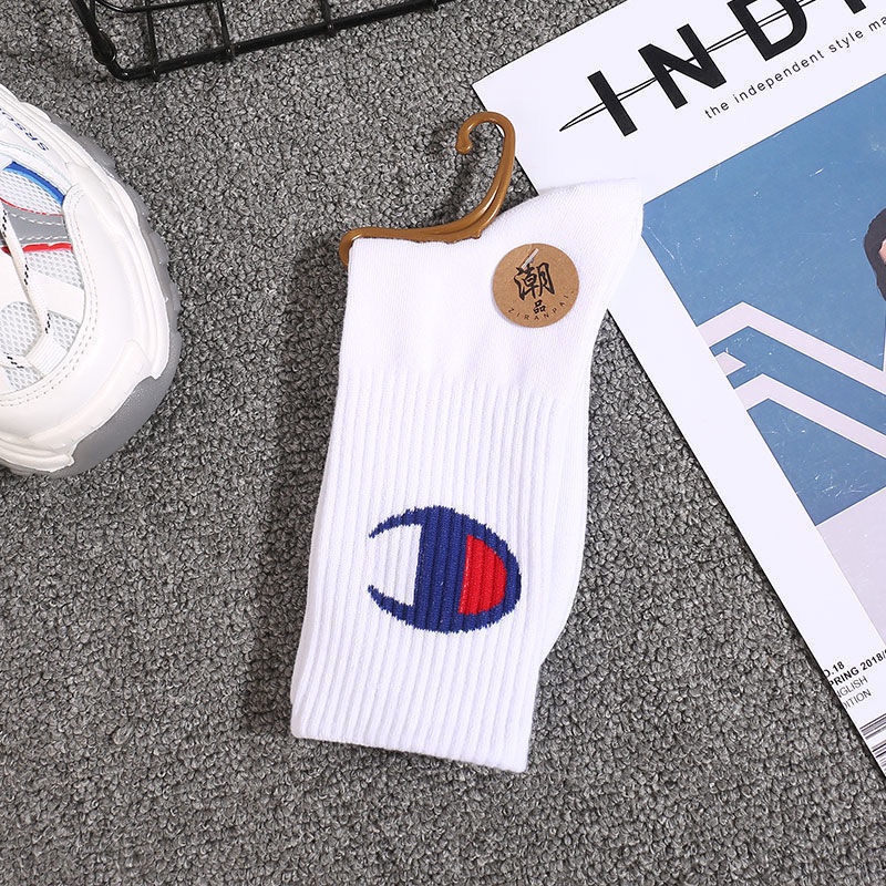 Tất vớ champion beams cao cổ - Ảnh thật