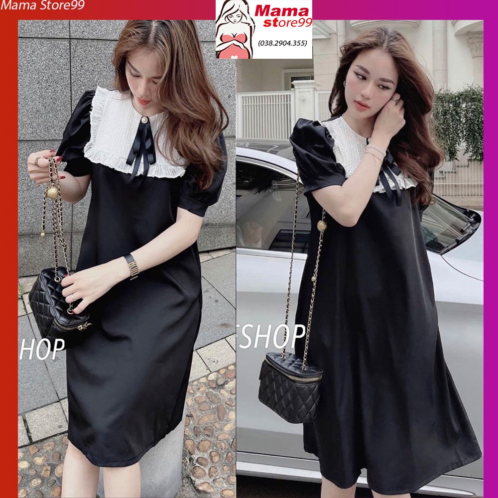 Váy Bầu Mùa Hè Đầm Thiết Kế Công Sở Dáng Suông Lịch Sự Trang Nhã HN0100 Mama Store99