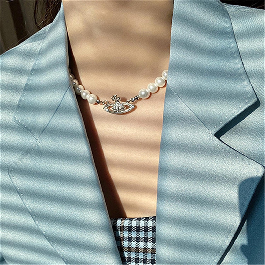 EUTUS Vòng Cổ Choker Mặt Hành Tinh Thanh Lịch Mới Cho Nữ