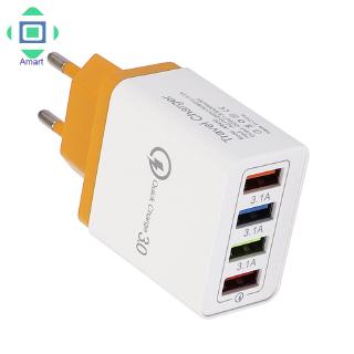 Củ Sạc Nhanh 4 Cổng Usb 3.0 Am Qc 3.0