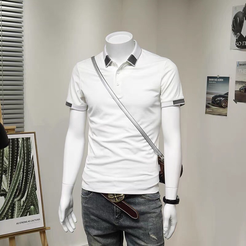 lÁo Polo nam cổ bẻ phối vải cá sấu Cotton xuất xịn,chuẩn form,sang trọng-lịch lãm | BigBuy360 - bigbuy360.vn