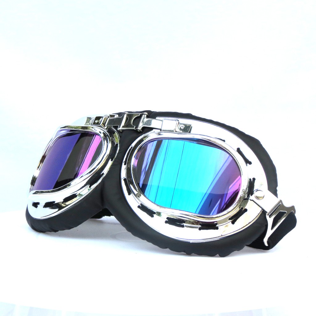 Kính Phi Công Chống Nắng Chống Bụi Đi phượt Gắn Mũ Bảo Hiểm