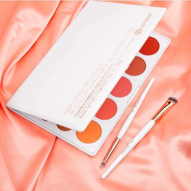 BẢNG PHẤN MẮT BH COSMETICS NOUVEAU NEUTRALS 26 COLOR SHADOW & BLUSH PALETTE.