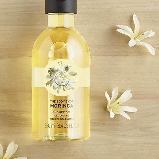 THE BODY SHOP (Hàng Mới Về) Sữa Tắm Moringa 250ml Chất Lượng Cao