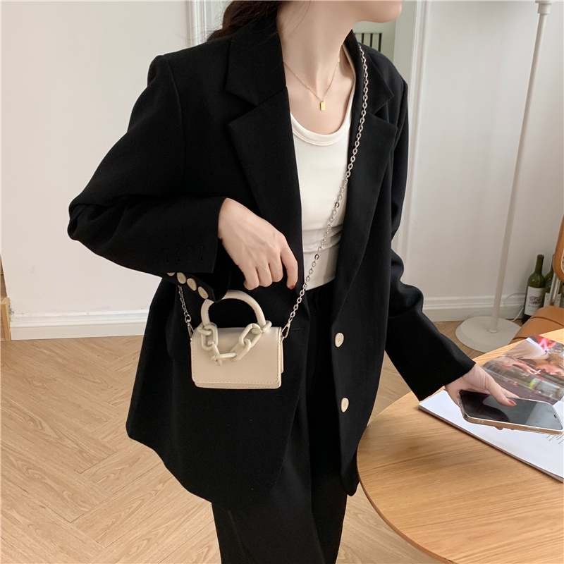 IELGY Túi Đeo Chéo mini Hình Thỏi Son Thời Trang Cho Nữ