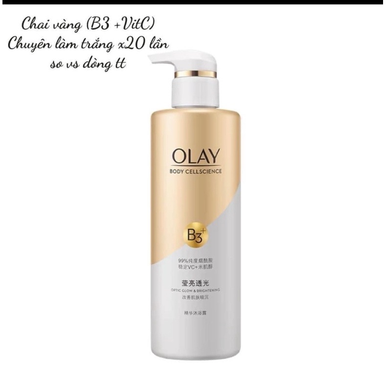 Sữa tắm B3 Olay retinol Thái Lan hàng xịn 500ml