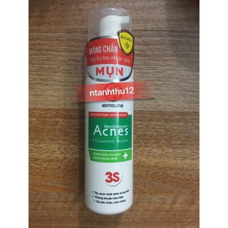 Dung dịch tạo bọt ngăn ngừa mụn Acnes Foaming Wash 150ml