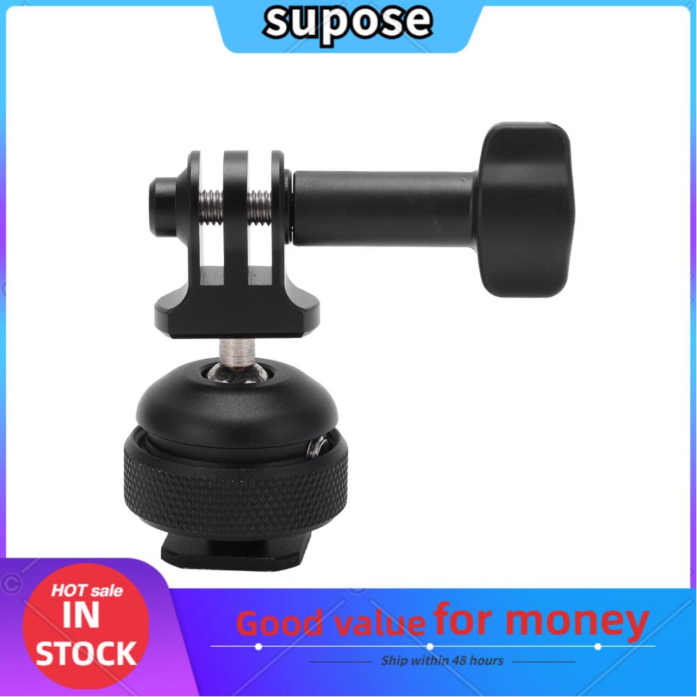 Đế gắn máy ảnh 1/4 inch màu đen có thể điều chỉnh 360 độ
 | BigBuy360 - bigbuy360.vn