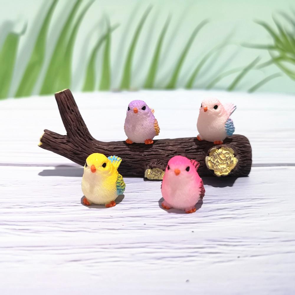 Mô Hình Chú Chim Nhỏ Bằng Kính Dùng Trang Trí Sân Vườn