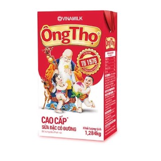  SỮA ĐẶC CÓ ĐƯỜNG ÔNG THỌ ĐỎ - HỘP GIẤY 1284G