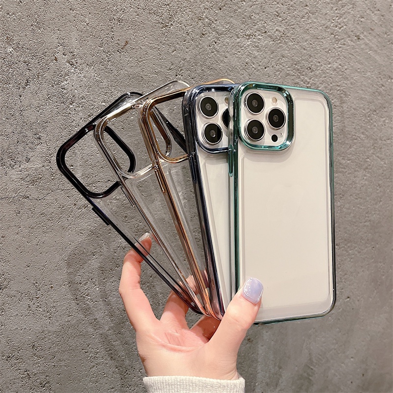 Ốp Điện Thoại TPU Trong Suốt Chống Rơi Cho Iphone 13 12 11 Pro Max Xs Max Xr 8 7Plus