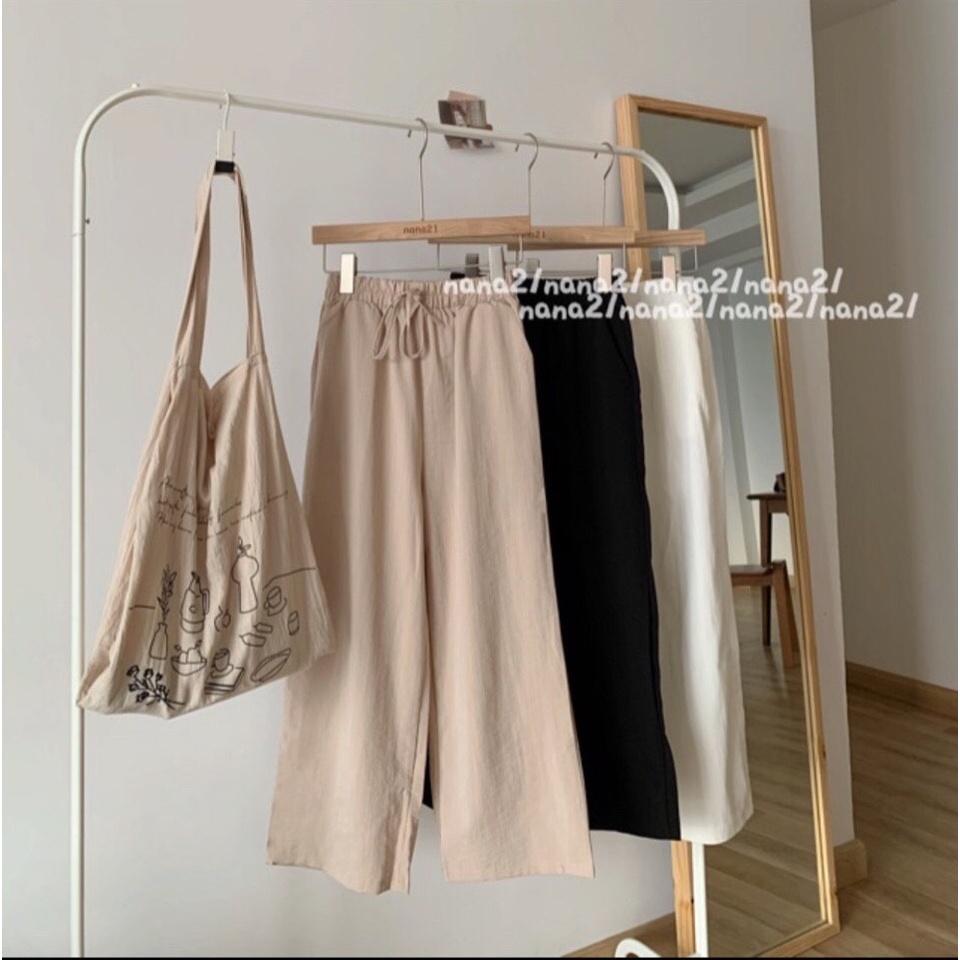 QUẦN LINEN LỤA ỐNG SUÔNG HOT TREND NỮ THỜI TRANG ĐI CHƠI, ĐI LÀM