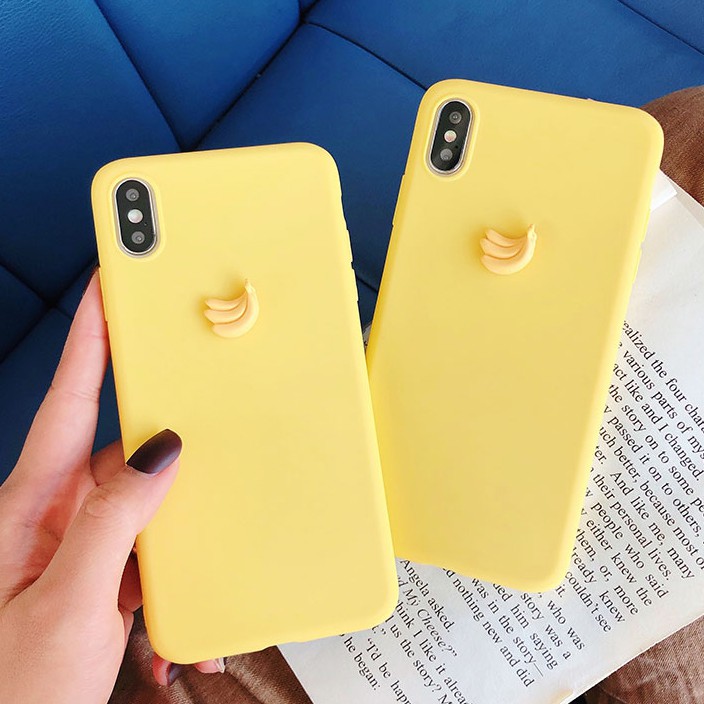 Ốp lưng hình quả chuối cho Apple iPhone 11 12 Pro XS XR XS Max iPhone X 8 7 6s 6 Plus 5s 5 5G 6P 7P 6g 7g | BigBuy360 - bigbuy360.vn