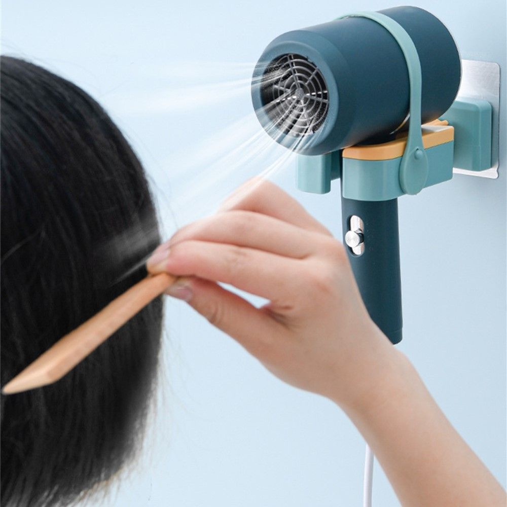 Giá Đỡ Máy Sấy Tóc Gắn Tường Không Cần Đục Lỗ Nhiều Màu Sắc Tiện Dụng Dành Cho Nhà Tắm
