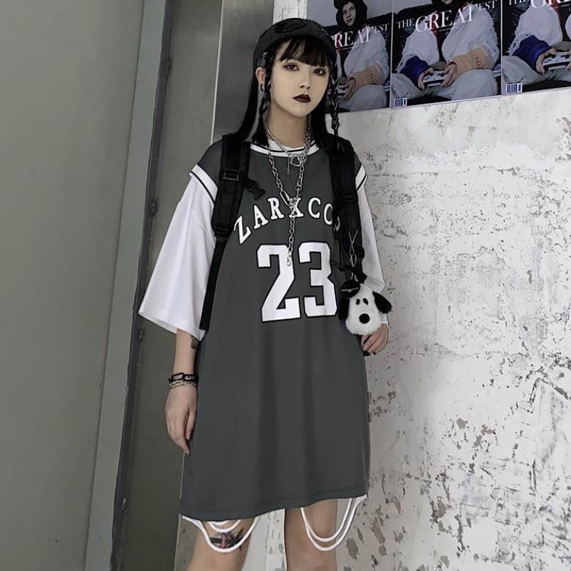 Áo bóng rổ bóng chày Áo ba lỗ unisex form rộng 23