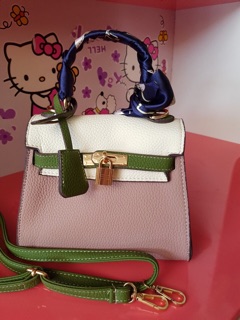 Túi HM kelly size 20 kèm khăn