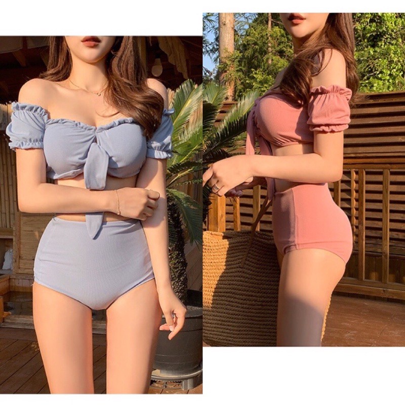 Bikini 2 Mảnh 2021 Quảng Châu Cạp Cao Che Khuyết Điểm Chất Đẹp HX21 2552 | BigBuy360 - bigbuy360.vn