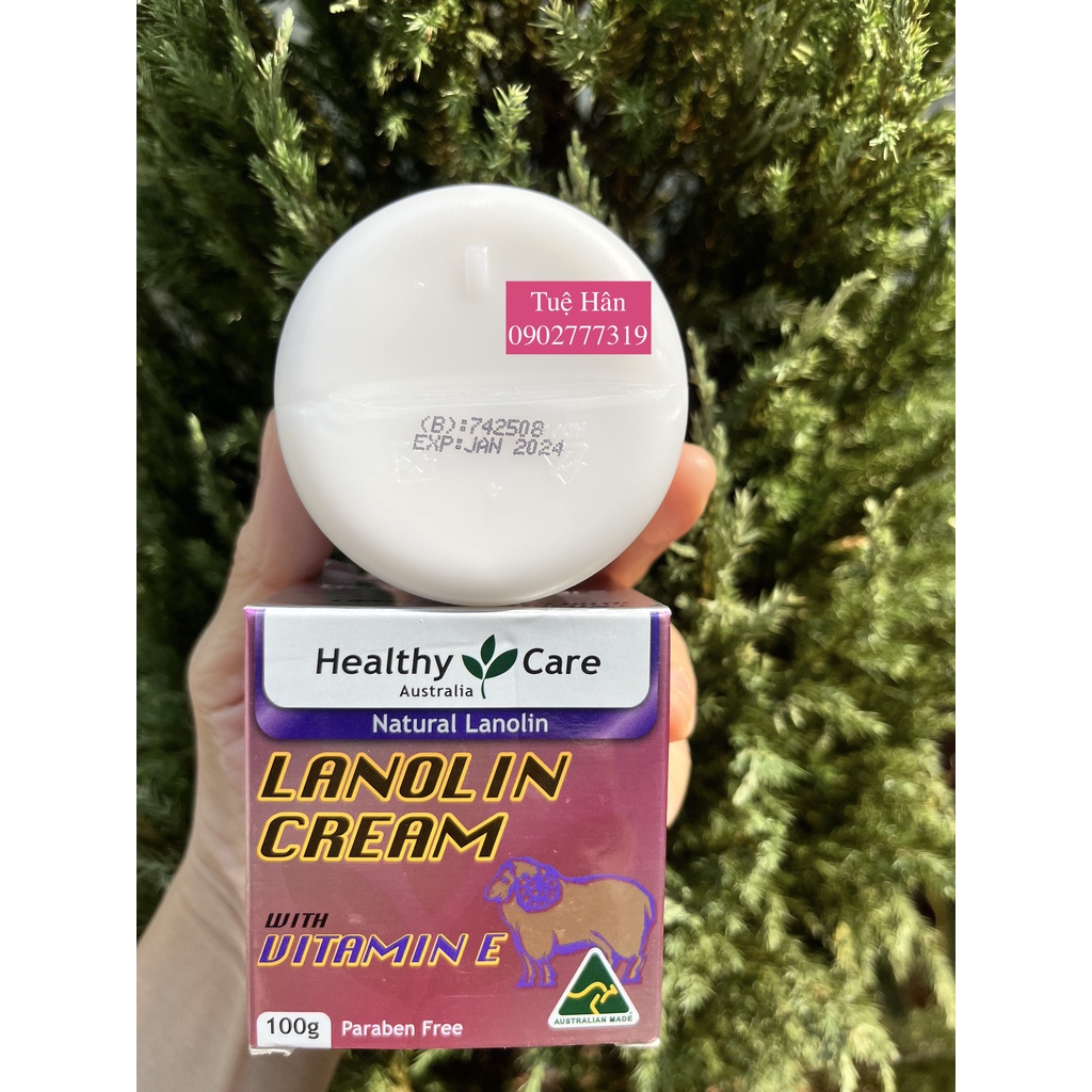 Kem Lanolin chiết xuất từ nhau thai cừu của Úc và vitamin E giúp da trắng mịn