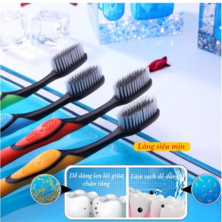 Bàn chải đánh răng than tre bosi - than tre hoạt tính