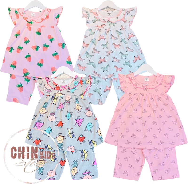 [21kg-45kg] Bộ cotton cho bé gái cao lớn VNXK size đại  [B4]