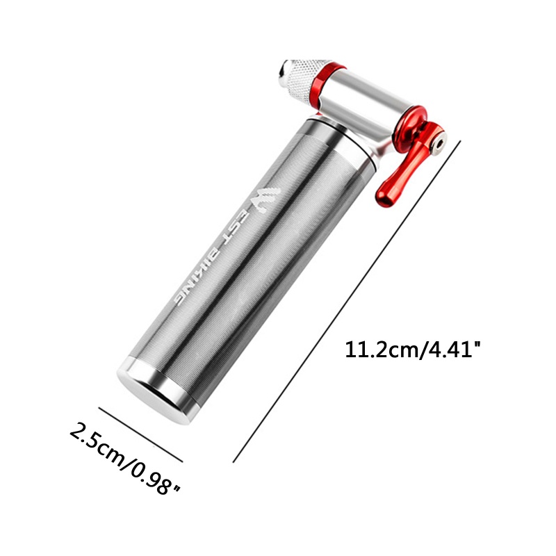 Ống Bơm Mini CO2 Cách Nhiệt Tiện Dụng Cho Xe Đạp