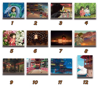 Poster Phim Spirited Away Phong Cách Retro