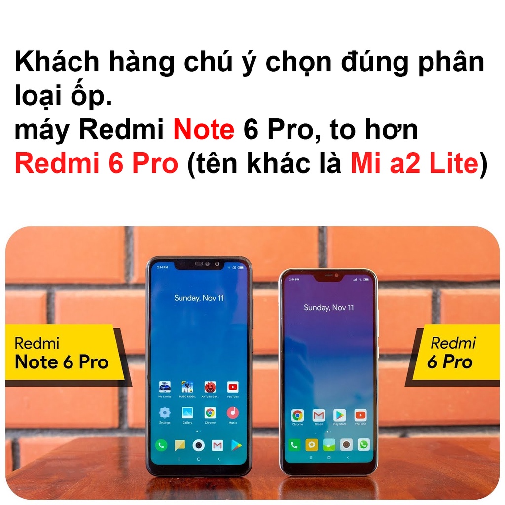 Ốp lưng Xiaomi Redmi Note 5 / 5 Pro/ Note 6 / 6 Pro/ Note 7/ 7 pro nhãn hiệu 2022