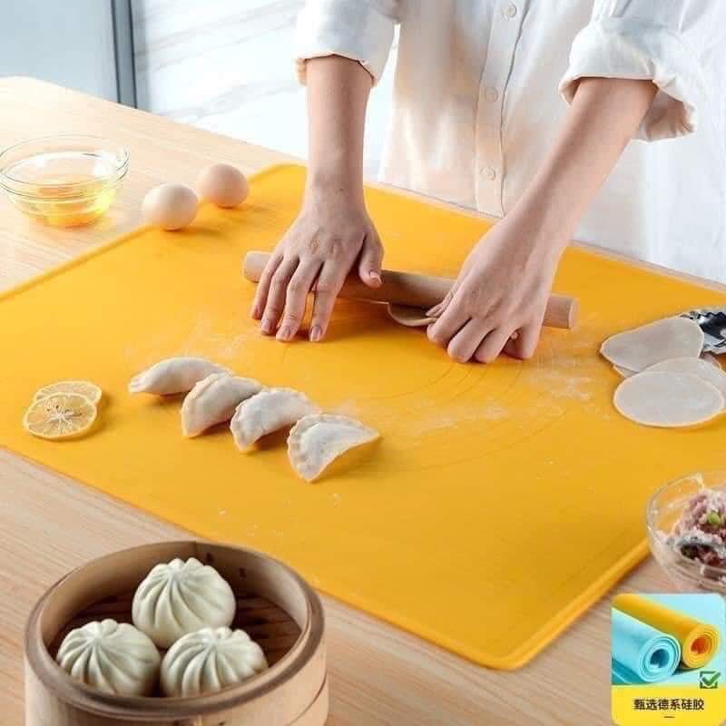 SET THẢM SILICONE 3 MÓN LÀM BÁNH CÁN BỘT SIZE TO