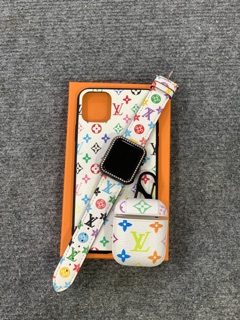 Combo phụ kiện LV dành cho iPhone, Apple Watch