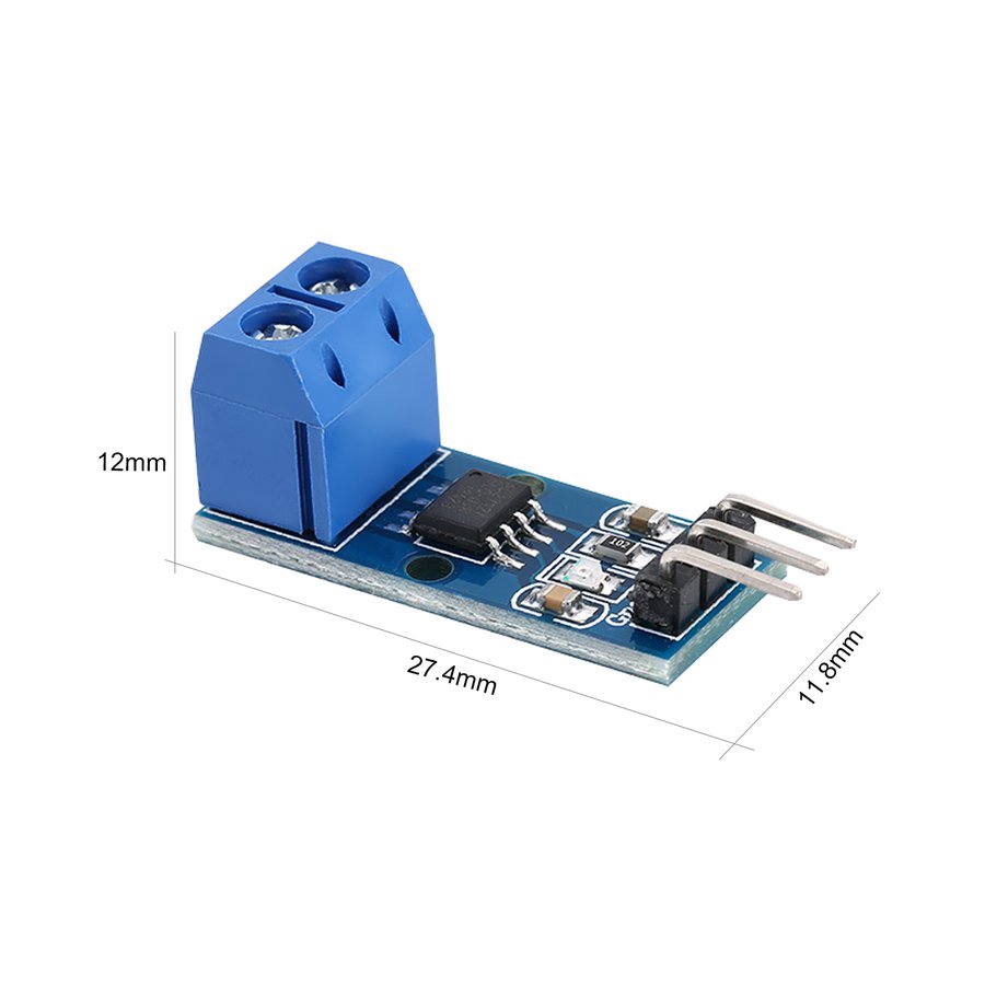 Bảng mạch cảm biến dòng điện ACS712 5A cho Arduino