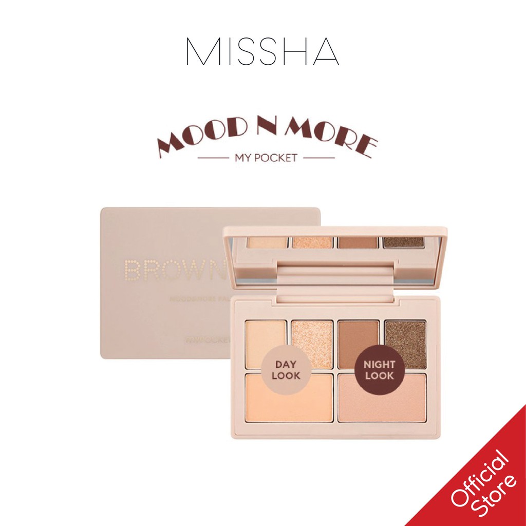 Phấn mắt và phấn má MISSHA MY POCKET MOOD & MORE PALETTE 8,5g