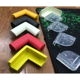 Combo 4 cái Bịt góc bàn bằng Silicon - Bịt góc bàn bảo vệ an toàn cho trẻ nhỏ