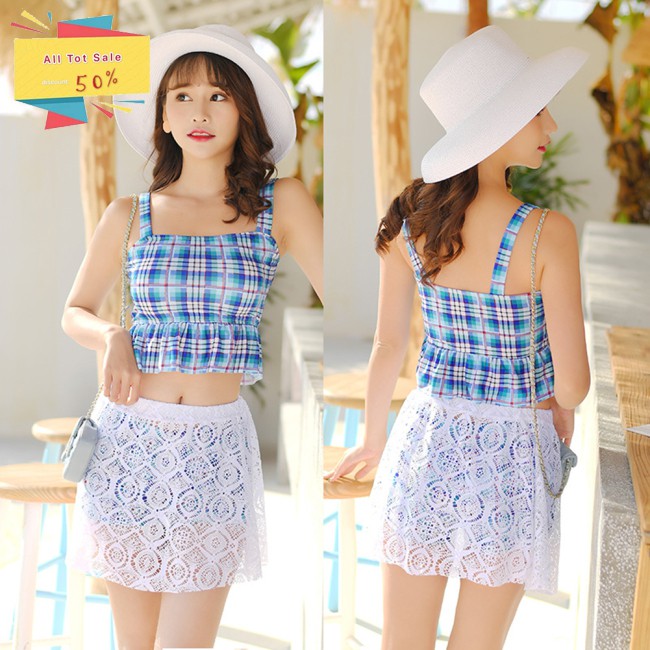 Bộ Đồ Bơi 3 Món Xinh Xắn Ngọt Ngào Cho Nữ | BigBuy360 - bigbuy360.vn