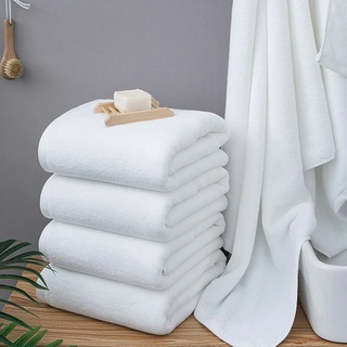 Khăn Tắm Khách Sạn Gia Đình Trắng Trơn Kích Thước 70x140cm Cao Cấp Nhiều Độ Dày 156.Tam trang