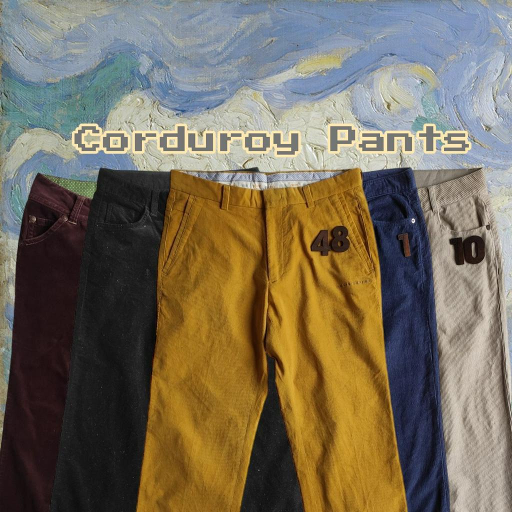 Quần nhung tăm - Corduroy pants - 2nd - secondhand (1xx)