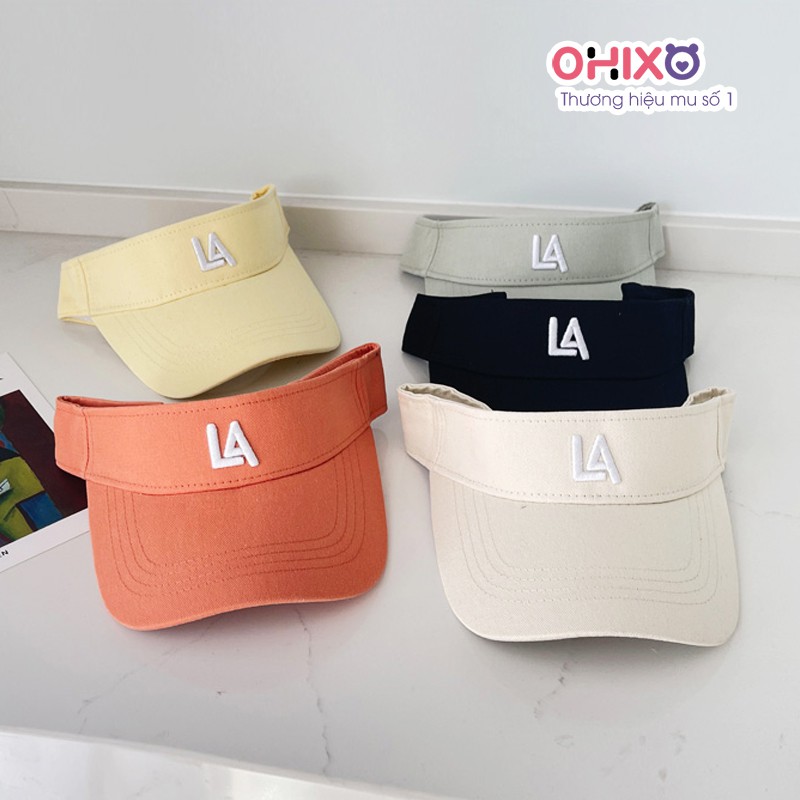 Mũ lưỡi trai nửa đầu hàn quốc cao cấp giá rẻ trơn nam nữ thời trang OHIXO LT16