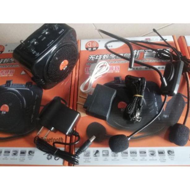 Máy trợ giảng không dây E366 tặng kèm micro có dây và không dây E898-SN-898-M80-M88
