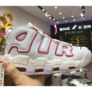 Xả (Xả Hàng Đón 2020). Giày thể thao Uptempo trắng đỏ : new L ` . :