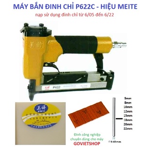 Máy bắn đinh chỉ P622 C - Meite - bắn đinh chỉ - nạp được từ 6/5mm đến 6/22mm, Máy bắn đinh đồng