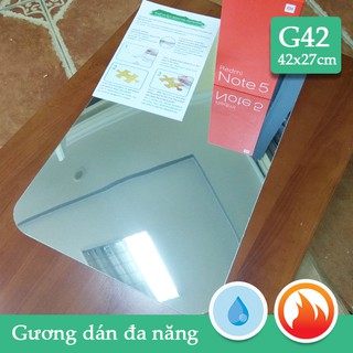 Gương dán đa nắng 42x27cm - Combo 2 tấm