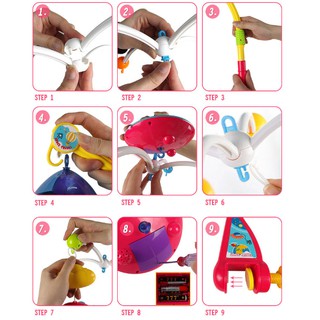 Bộ đồ chơi treo nôi Hinata BDC15