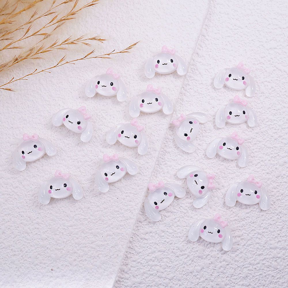 [Hàng mới về] Bộ Phụ Kiện Trang Trí Móng Tay Nghệ Thuật DIY Hình Cún/Gấu Hoạt Hình Đáng Yêu Phong Cách Nhật Bản