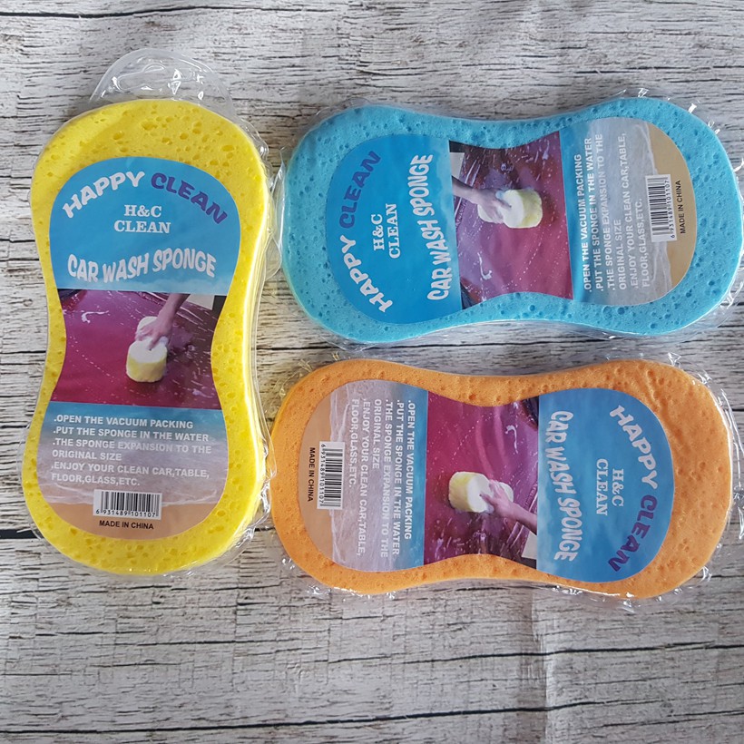 Mút lau rửa ô tô xe máy đóng gói hút chân không